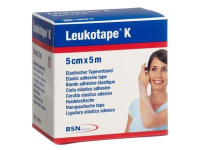 Leukotape K Kleefwindel Elast Huid 5,0cmx5m 1