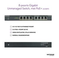 NETGEAR GS308PP Netwerk switch - thumbnail