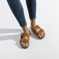 Birkenstock sandalen Arizona Soft Footbed Suede Leather 1009527 mink - thumbnail