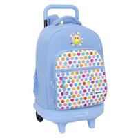 Schoolrugzak Smiley Joyful Blauw Multicolour 33 x 45 x 22 cm - thumbnail