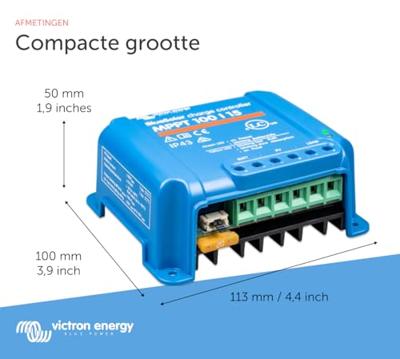 Victron Energy SCC010015200R Laadregelaar voor zonne-energie MPPT 12 V, 24 V 15 A