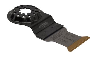 Bahco Multitool-zaagblad | met hardmetalen punten en TiN-coating | standaardvorm | voor metaal | 35 mm x 2 mm x 82 mm - 92-236-1P