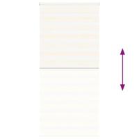 VidaXL Zebra rolgordijn 100x230 cm stofbreedte 95,9 cm marmerbeige - thumbnail