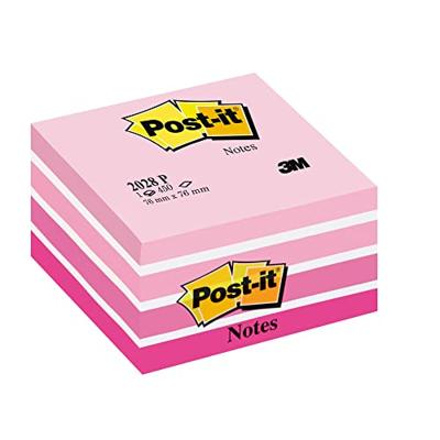 Post-it Notes kubus, 450 vel, t 76 x 76 mm, roze