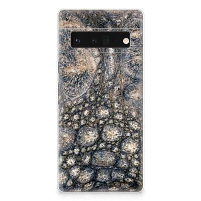 Google Pixel 6 Pro | TPU Hoesje | Krokodillenprint Google Pixel 6 Pro | TPU Hoesje | Krokodillenprint