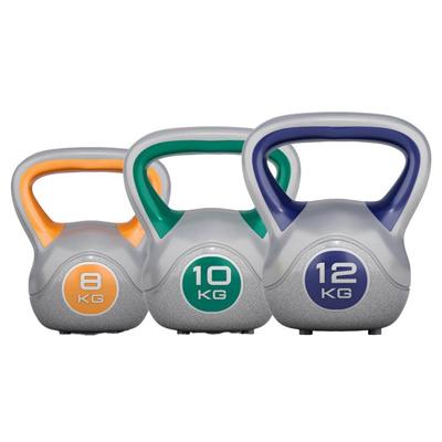 Voordeelset Kettlebells 8, 10 en 12 kg Kunststof Trendy Voordeelset Kettlebells 8, 10 en 12 kg Kunststof Trendy