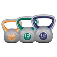 Voordeelset Kettlebells 8, 10 en 12 kg Kunststof Trendy - thumbnail