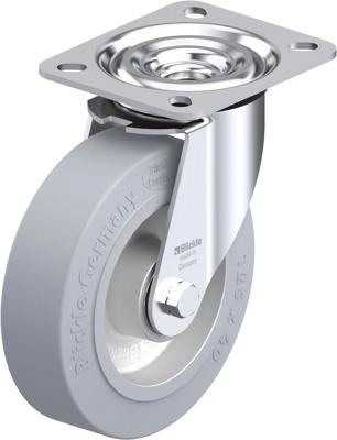 Blickle L-ALEV 125K-SG Zwenkwiel Wieldiameter: 125 mm Draagvermogen (max.): 250 kg 1 stuk(s)