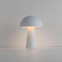 LED Tafellamp Arvento bianco - 2W - Wit - Mushroomlamp - Paddenstoel - IP44 spatwaterdicht - Oplaadbaar - Met 1m USB-C - Met geïntegreerde dimmer - thumbnail