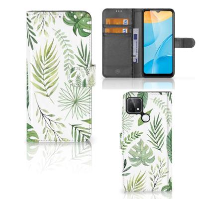 OPPO A15 Hoesje Leaves OPPO A15 Hoesje Leaves