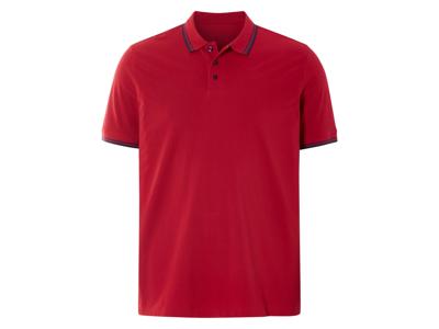 LIVERGY Heren poloshirt - plus size (Rood, XXL) LIVERGY Heren poloshirt - plus size (Rood, XXL)