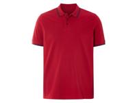 LIVERGY Heren poloshirt - plus size (Rood, XXL) - thumbnail