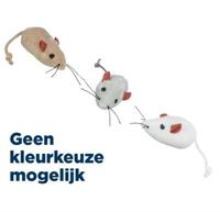 TRIXIE PLUCHE MUIZEN ASSORTI 5 CM - thumbnail