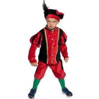 Pietenkostuum Kind Rood/Zwart Elite - thumbnail