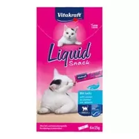 Kat Cat-Liquid snack zalm & omega 6 stuks Gebr. de Boon Vitakraft - Vitakraft - thumbnail