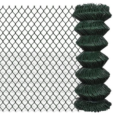 VidaXL Gaashek 1x25 m staal groen