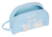 Toilettas voor op School Glow Lab Cisnes Licht Blauw 28 x 18 x 10 cm - thumbnail