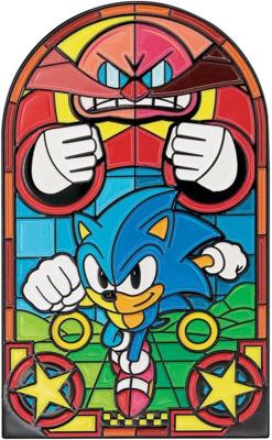 Sonic The Hedgehog Collectible - Ingot Stained Glass Window Style