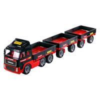 Cavallino mammoet vrachtwagen met dubbele aanhanger, schaal 1:16 - thumbnail