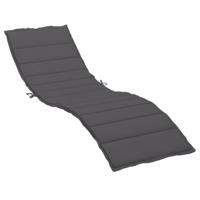 VidaXL Ligbedkussen 200x70x3 cm oxford stof antracietkleurig - thumbnail