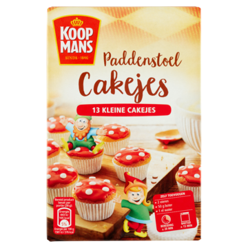 Koopmans Paddenstoel Cakejes 220 g bij Jumbo