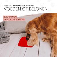 Eat Slow Live Longer Lick Mat Duo S Red - thumbnail