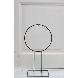 Kranshanger op voet 26xh47cm zwart