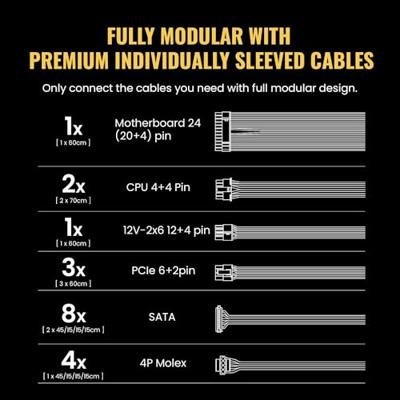 Enermax Revolution D.F.12 power supply unit 750W Zwart