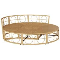 Loungebed voor buiten zonder luifel poly rattan - thumbnail