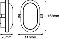 LEDVANCE LED BULKHEAD (EU) L LED-lamp voor vochtige ruimte LED LED vast ingebouwd 5.5 W - thumbnail