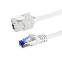 LogiLink CC5152S RJ45 Netwerkkabel, patchkabel CAT 6A S/FTP 25 m Grijs Snagless 1 stuk(s) - thumbnail
