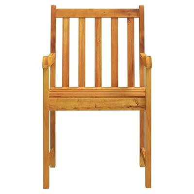 Tuinstoelen 2 st massief acaciahout