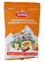 Vitalp Kruidenpastilles Honing - thumbnail