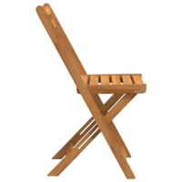 Bistrostoelen 4 st inklapbaar massief acaciahout - thumbnail