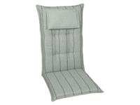 GO-DE Textil Tuinkussen (Stoelkussens voor stoelen met een lange rugleuning, Taupe) - thumbnail