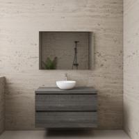 ACTIE BWS Badmeubel | Paris | Frey Oak | 100 cm | met topplaat - thumbnail