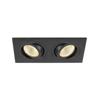 SLV 1008514 NEW TRIA® Wandlamp Energielabel: F (A - G) LED 14 W Zwart - thumbnail