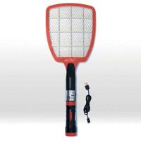 Elektrische vliegenmepper met zaklamp - thumbnail