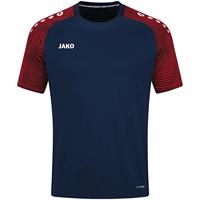 JAKO 6122 T-Shirt Performance - Marine/Rood - 4XL - thumbnail