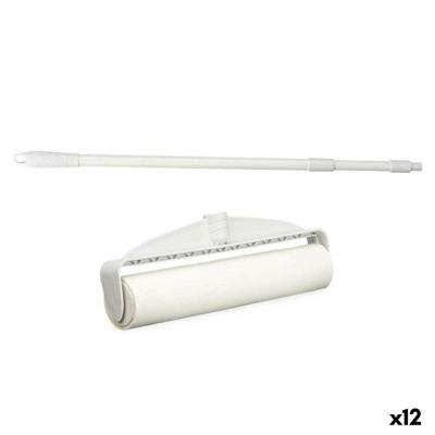 Kledingroller Wit 20 x 120 x 70 cm 20 x 117 x 6 cm Telescopisch (12 Stuks)