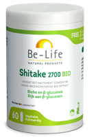 Be-Life Shitake 2700 Bio 60 Plantaardige Capsules - thumbnail