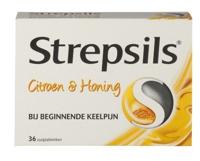 Strepsils Citroen & Honing Zuigtabletten - thumbnail