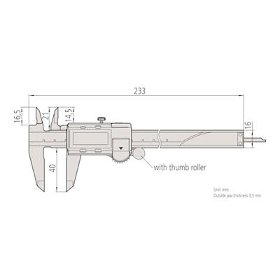Mitutoyo digitale schuifmaat 0-150mm