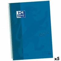 Boek over Ringen Oxford TOUCH EUROPEANBOOK Blauw A4+ 80 Lakens (5 Stuks) - thumbnail