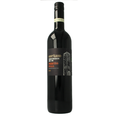 Mont Albano Primitivo puglia bio 750 Milliliter Mont Albano Primitivo puglia bio 750 Milliliter