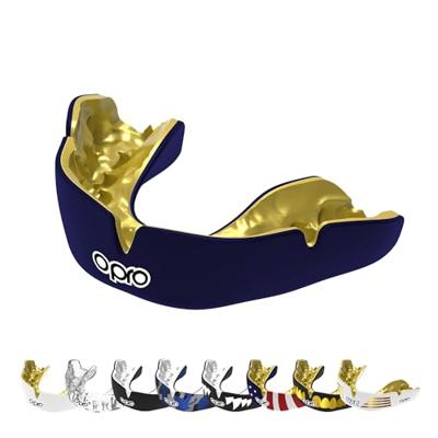 Opro 790000 Instant Custom Dentist Fit Mouthguard - Navy-Gold - SR Opro 790000 Instant Custom Dentist Fit Mouthguard - Navy-Gold - SR