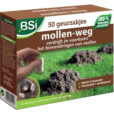 BSi Mollen weg 50 geurzakjes