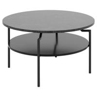 Bendt Salontafel 'Bjørn' Zwart Marmer, 80cm - thumbnail