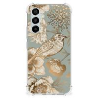 Case voor Samsung Galaxy A54 Vintage Bird Flowers - thumbnail