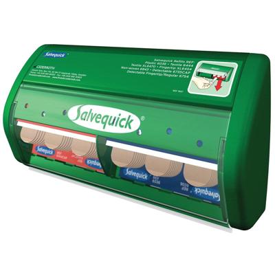 Salvequick pleisterautomaat, inclusief 45 plastic pleisters en 40 elastische pleisters Salvequick pleisterautomaat, inclusief 45 plastic pleisters en 40 elastische pleisters